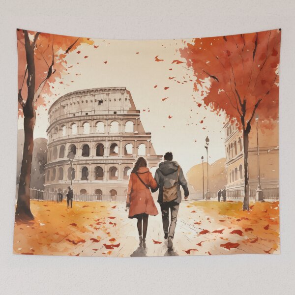 Item preview, Couple Walking in Rome designed and sold by Rtymer.
