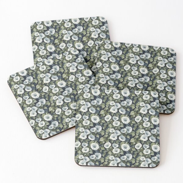 Item preview, Floral Pattern of White Morning Glory designed and sold by FlowerMeFlorals.