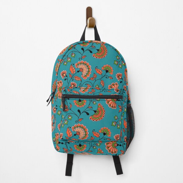 Item preview, Vintage Indian oriental whimsical floral pattern designed and sold by Dana Du.