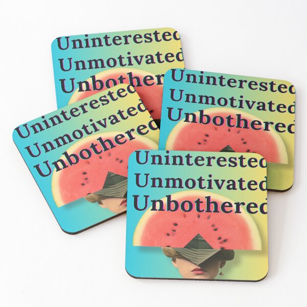 Item preview, Uninterested unmotivated unbothered  designed and sold by Lustforvintage.