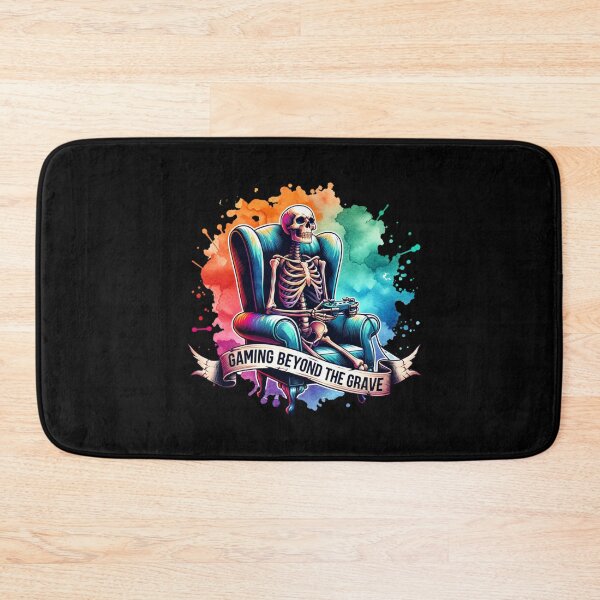 Item preview, Gamer Skeleton – "Gaming Beyond the Grave" Fun Design for T-Shirts, Mugs, Stickers & More designed and sold by artedigital99.