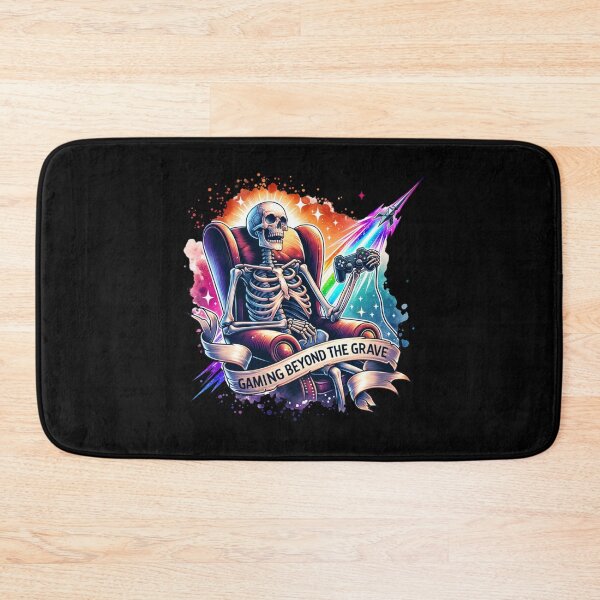 Item preview, Gamer Skeleton – "Gaming Beyond the Grave" Fun Design for T-Shirts, Mugs, Stickers & More designed and sold by artedigital99.