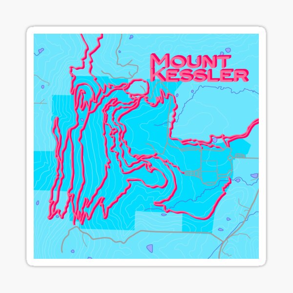 Mount Kessler Sticker