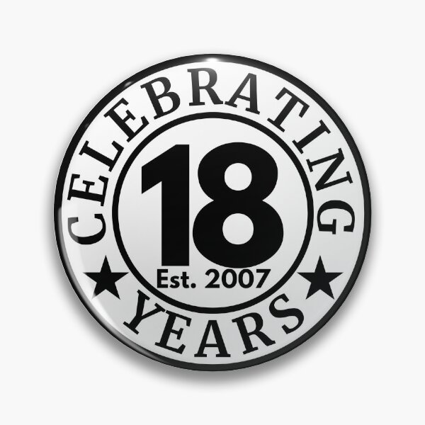 Item preview, Celebrating 18 Years - 2007 Birthday Anniversary designed and sold by highflycrafts.