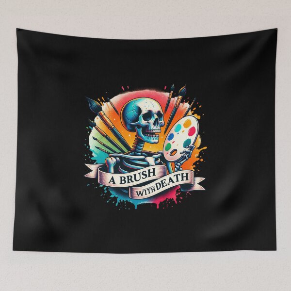 Item preview, Artist Skeleton Watercolor – Creative Design for T-Shirts, Mugs, Stickers & More designed and sold by artedigital99.