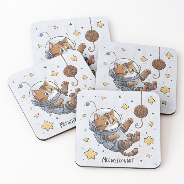 Item preview, Meowstronaut designed and sold by kitty-kingdom.