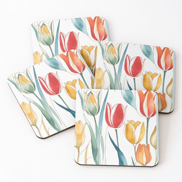 Item preview, Gilded Botanicals No. 0022  Tulips designed and sold by FaerieFusion.