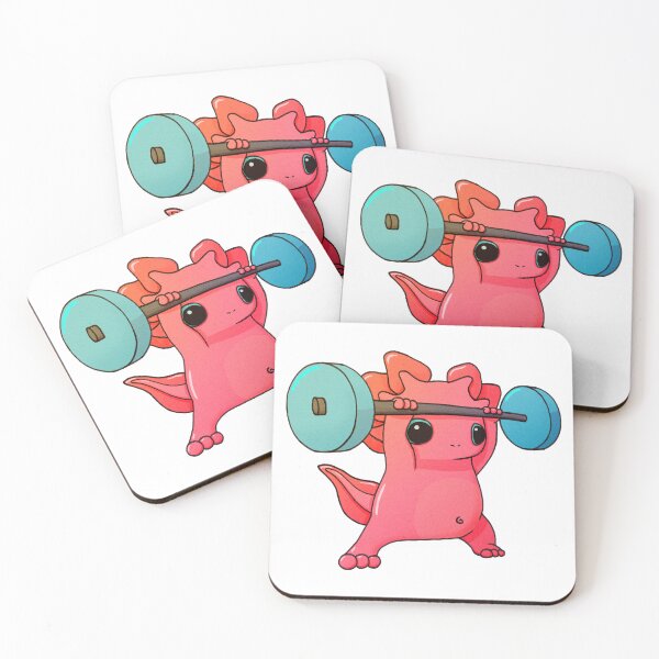 Item preview, Axolotl exercising designed and sold by SophiaOnePiece.