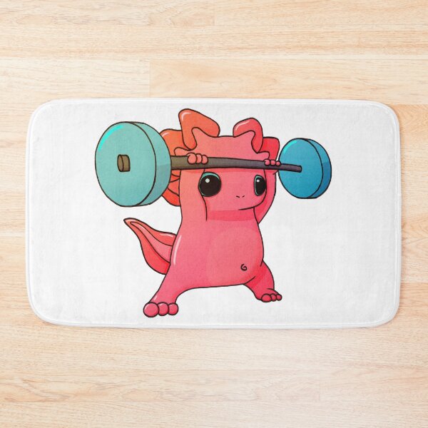 Item preview, Axolotl exercising designed and sold by SophiaOnePiece.