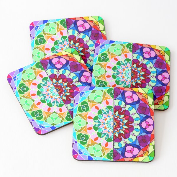 Item preview, Bright Geometric Mandala designed and sold by SilverFantasy.