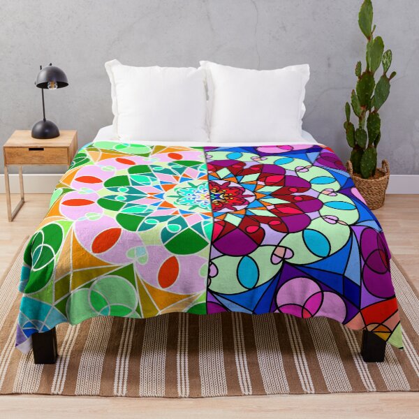 Item preview, Bright Geometric Mandala designed and sold by SilverFantasy.