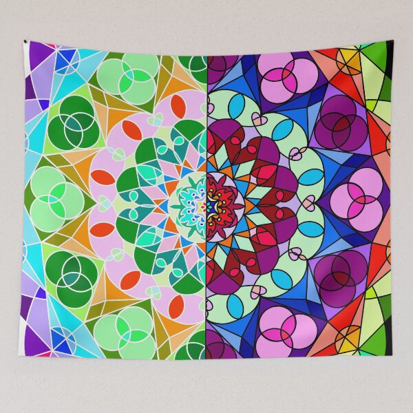 Item preview, Bright Geometric Mandala designed and sold by SilverFantasy.