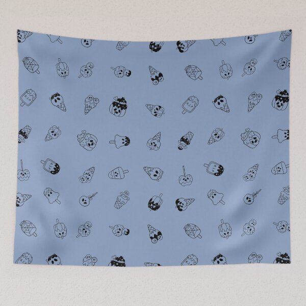 Item preview, Spooky Ice Scream: Fog Blue designed and sold by louderyay.