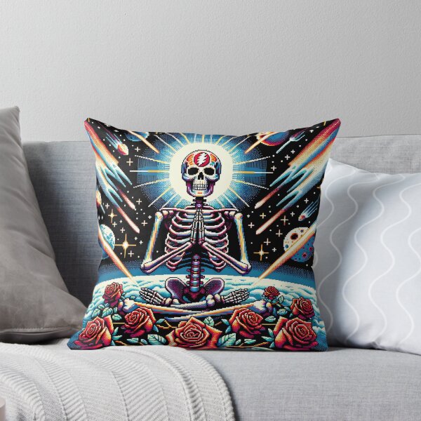 Item preview, Grateful Skeleton Space Meditation designed and sold by HippieFarms11.