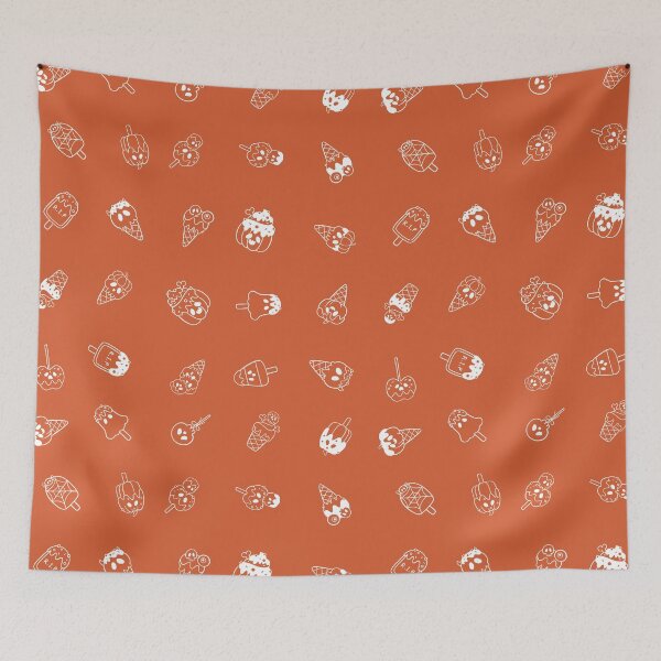 Item preview, Spooky Ice Scream: Pumpkin Orange designed and sold by louderyay.