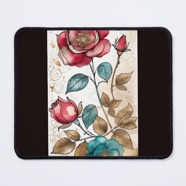 Item preview, Gilded Botanicals No. 0024 Roses designed and sold by FaerieFusion.