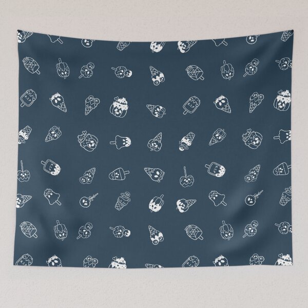 Item preview, Spooky Ice Scream: Storm Blue designed and sold by louderyay.