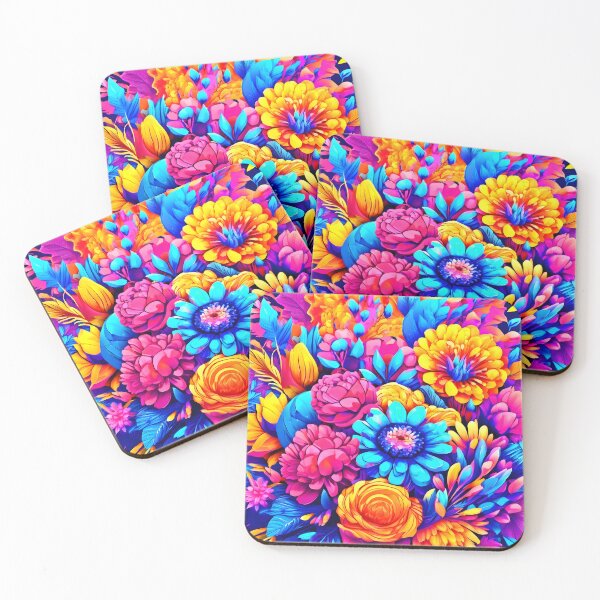Item preview, Vibrant Floral Fiesta designed and sold by Health And Fitness Posts e-Store.