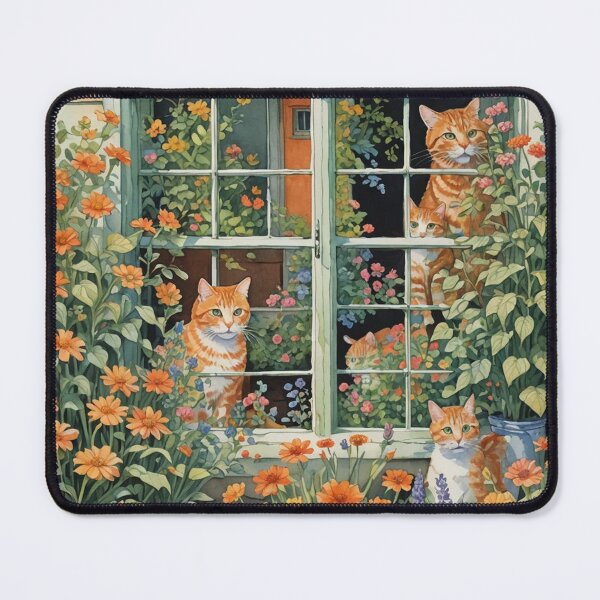 Item preview, hoMeowners Pink Cat Home designed and sold by IvaRenee.