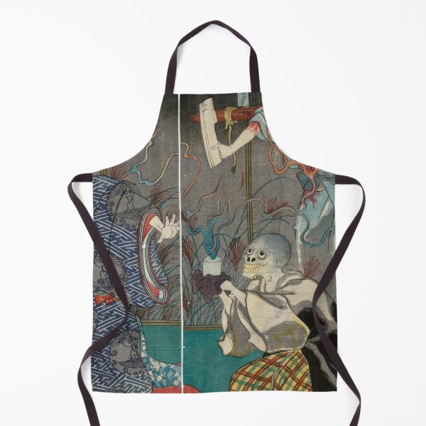 Item preview, The Ghost of Asakura Togo, Woodblock Print by Utagawa Kuniyoshi designed and sold by TeeARTHY.
