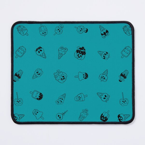 Item preview, Spooky Ice Scream: Trick-or-Treat Teal + Black designed and sold by louderyay.