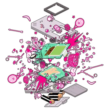 Artwork thumbnail, Console Exploded by Bespired