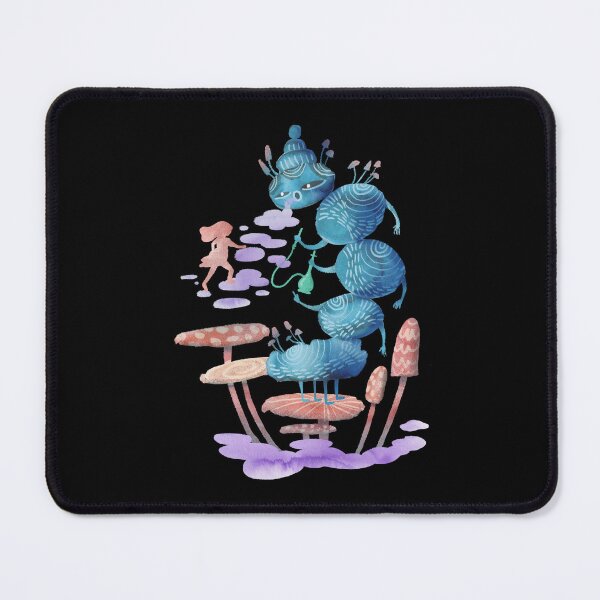 Item preview, Alice and the caterpillar in the mushroom forest designed and sold by Sociojunkie.