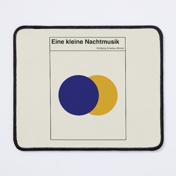 Item preview, Sinple Mozart Nachtmusik Minimalist Abstract Art Design designed and sold by kakarikihill.