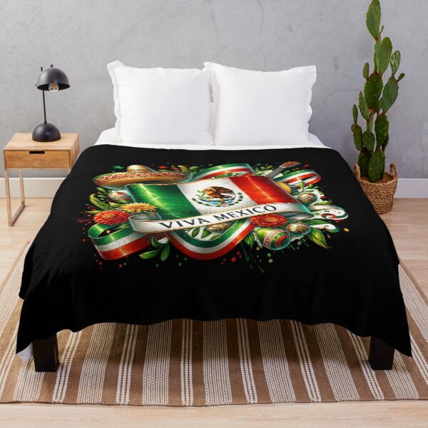 Item preview, Viva México – Colorful Mexican Independence Day Celebration Design designed and sold by artedigital99.