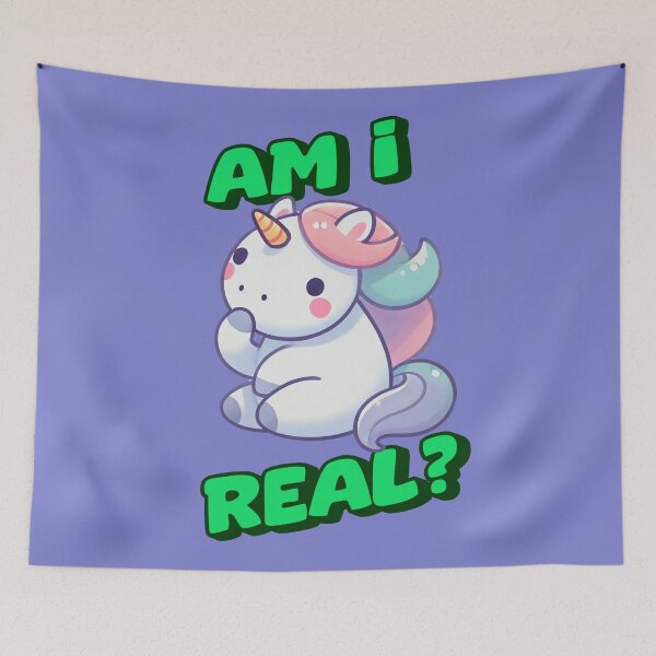 Item preview, Am I Real? - Zoey Incredible art for the unicorn lover in your life, great gift for daughters, girlfriends, wives and more designed and sold by 3DAF.