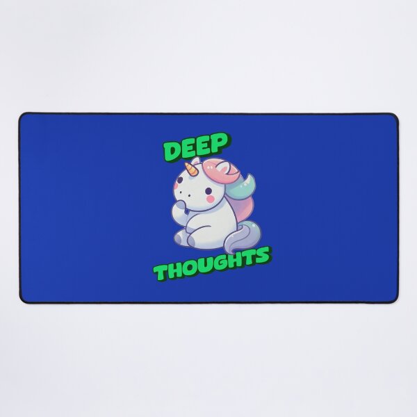 Item preview, Deep Thoughts - Zoey Incredible art for the unicorn lover in your life, great gift for daughters, girlfriends, wives and more designed and sold by 3DAF.