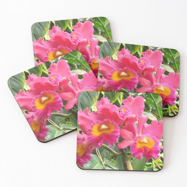 Item preview, Frilly Pink & Yellow Orchid  designed and sold by JoyousArt4u.