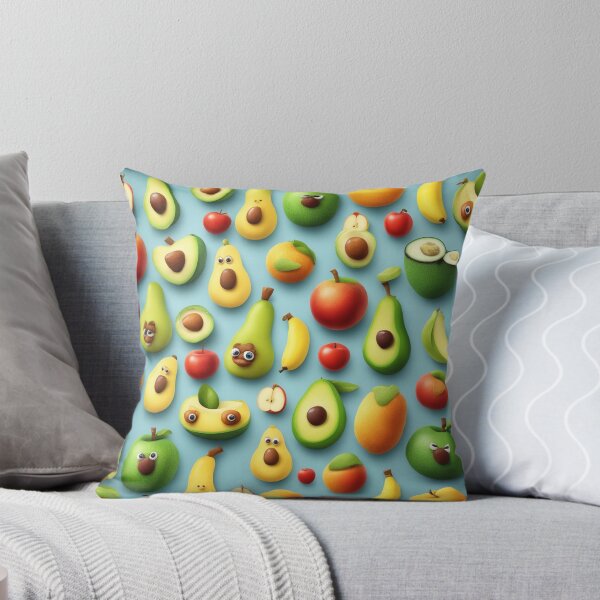 Item preview, Fruit Sticker: Apple, Banana, Avocado Cartoon Vector Icon Illustration designed and sold by hjian8219.