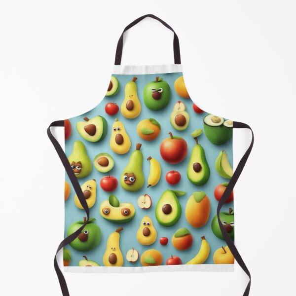 Item preview, Fruit Sticker: Apple, Banana, Avocado Cartoon Vector Icon Illustration designed and sold by hjian8219.