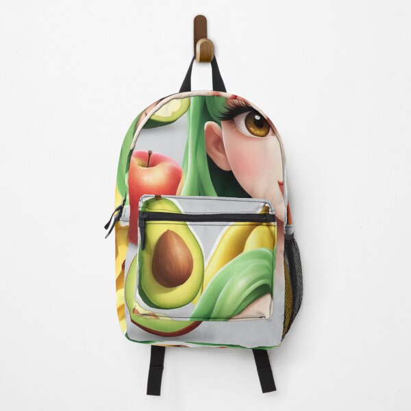 Item preview, Fruit Sticker: Apple, Banana, Avocado Cartoon Vector Icon Illustration designed and sold by hjian8219.