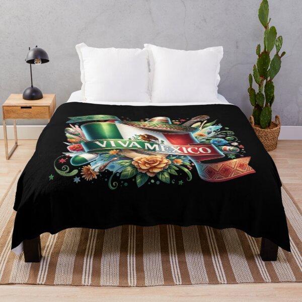 Item preview, Viva México – Festive Mexican Independence Day Art with Flag and Traditions designed and sold by artedigital99.