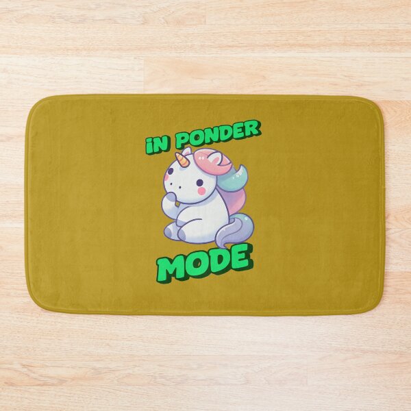 Item preview, In Ponder Mode - Zoey Incredible art for the unicorn lover in your life, great gift for daughters, girlfriends, wives and more designed and sold by 3DAF.