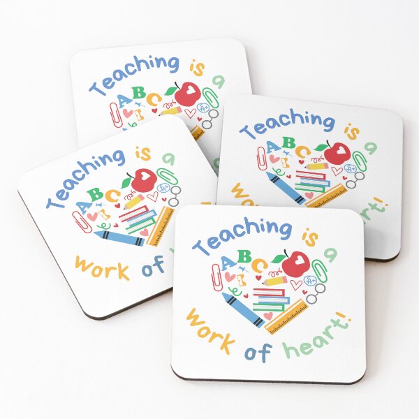 Item preview, Teaching is a work of heart! Great gift for retiring or incoming new teacher. designed and sold by LadyRebelFL.