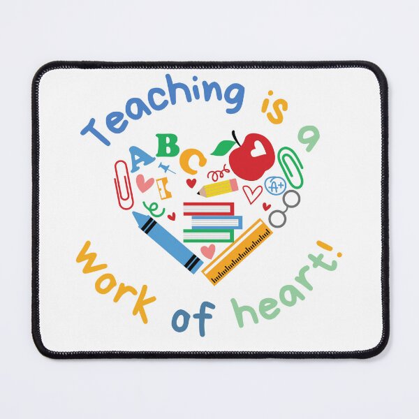 Item preview, Teaching is a work of heart! Great gift for retiring or incoming new teacher. designed and sold by LadyRebelFL.