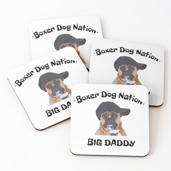 Item preview, Big Daddy Boxer Dog with Sideways Baseball Hat Design designed and sold by BoxerDogNation.