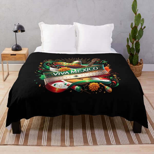 Item preview, Viva México – Festive Mexican Independence Day Art with Flag and Traditions designed and sold by artedigital99.