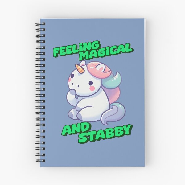 Item preview, Feeling Magical and Stabby - Zoey Incredible art for the unicorn lover in your life, great gift for daughters, girlfriends, wives and more designed and sold by 3DAF.