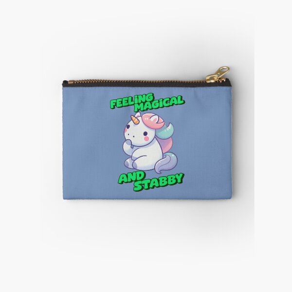 Item preview, Feeling Magical and Stabby - Zoey Incredible art for the unicorn lover in your life, great gift for daughters, girlfriends, wives and more designed and sold by 3DAF.