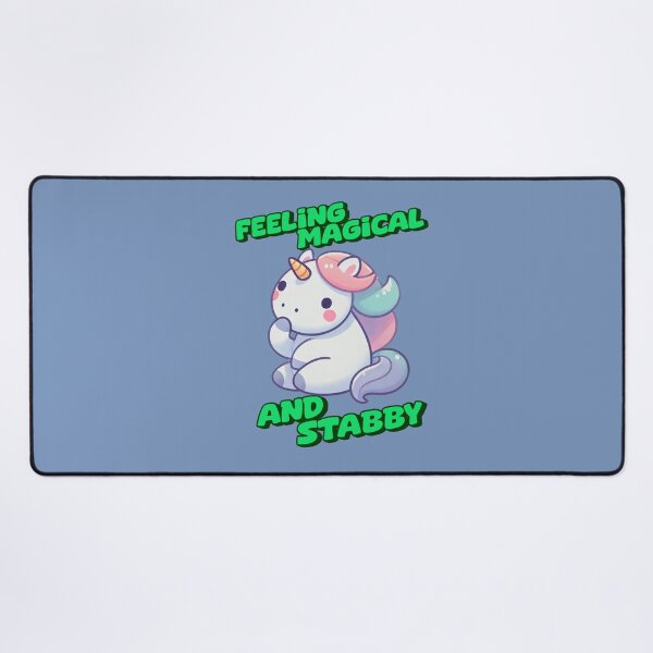 Item preview, Feeling Magical and Stabby - Zoey Incredible art for the unicorn lover in your life, great gift for daughters, girlfriends, wives and more designed and sold by 3DAF.