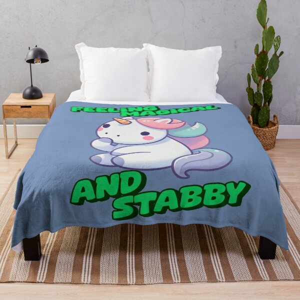Item preview, Feeling Magical and Stabby - Zoey Incredible art for the unicorn lover in your life, great gift for daughters, girlfriends, wives and more designed and sold by 3DAF.