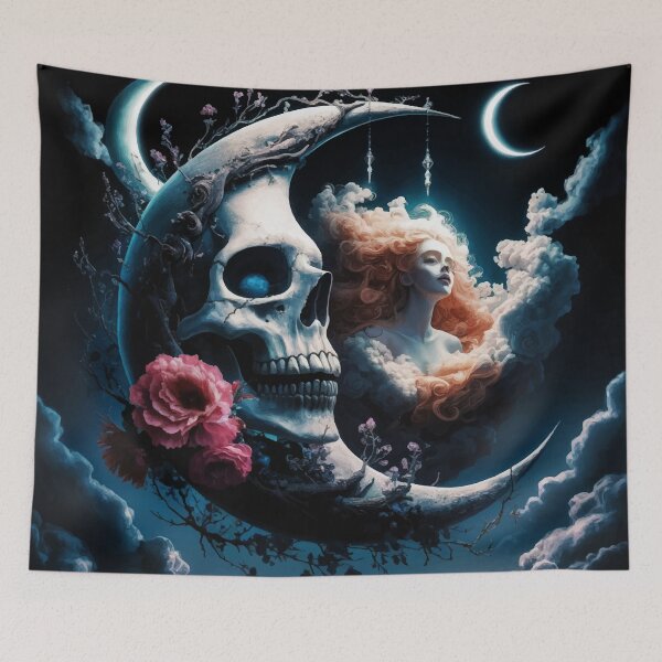 Item preview, Skull moon designed and sold by manbaito.