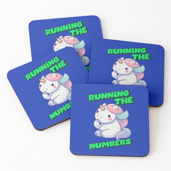 Item preview, Running the Numbers - Zoey Incredible art for the unicorn lover in your life, great gift for daughters, girlfriends, wives and more designed and sold by 3DAF.