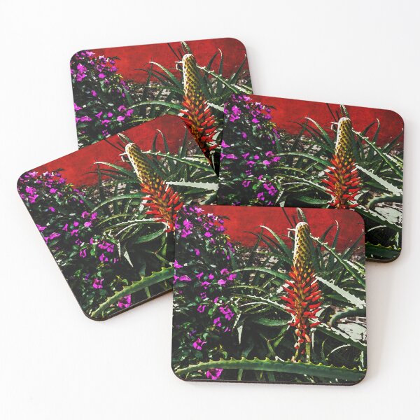 Item preview, Aloe y Bougainvillea - Dry Brush designed and sold by Jon Welsh.
