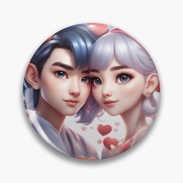 Item preview, Animal Couples with Love Hearts Cartoon Vector Icon Illustration designed and sold by hjian8219.