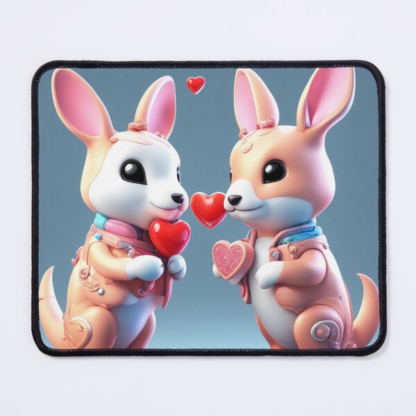Item preview, Animal Couples with Love Hearts Cartoon Vector Icon Illustration designed and sold by hjian8219.